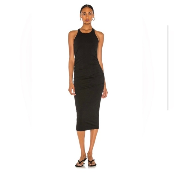 Michael Stars Revolve Racerback Midi Dress //Small Petite //Black - Picture 7 of 11